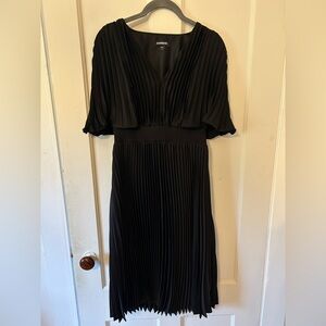 Express Elegant Black Midi Dress